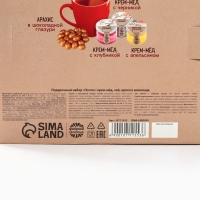 Подарочный набор &laquo;Почта&raquo;: крем-мед, чай, орехи в шоколаде