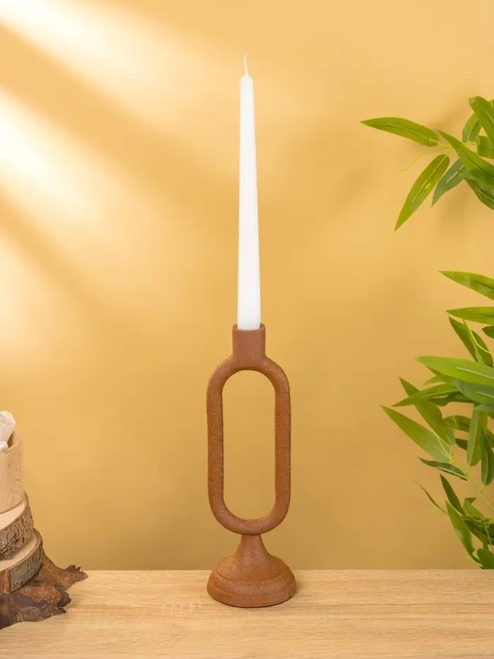 Подсвечник на 1 свечу "Бисквит" 8,5х,8,5х26 см