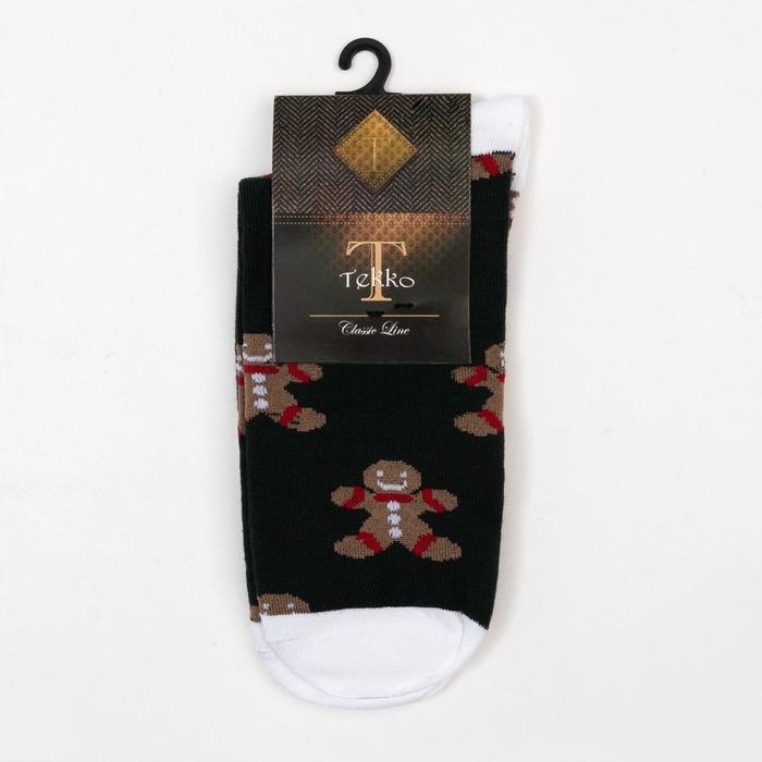 Носки мужские &laquo;Печеньки&raquo; цвет тёмно-зелёный, размер 27