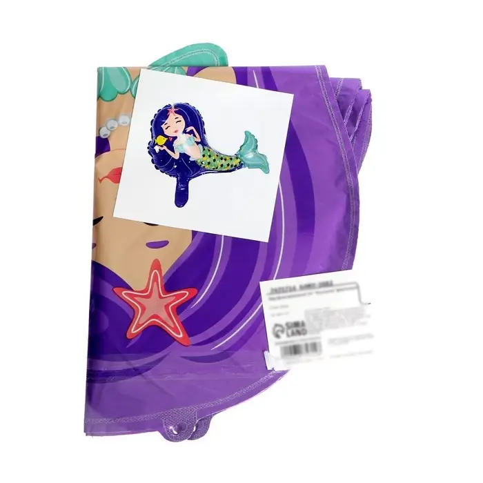 Шар воздушный фольгированный 14" &laquo;Русалочка&raquo;, фиолетовый