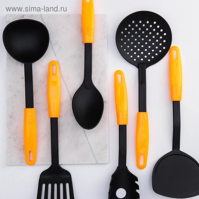 Набор кухонных принадлежностей Доляна &laquo;Оранж&raquo;, 6 предметов