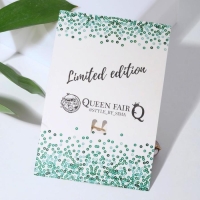 Булавка &laquo;Квартет&raquo; шар №14, 8 см, цвет глянцевый серый в золоте