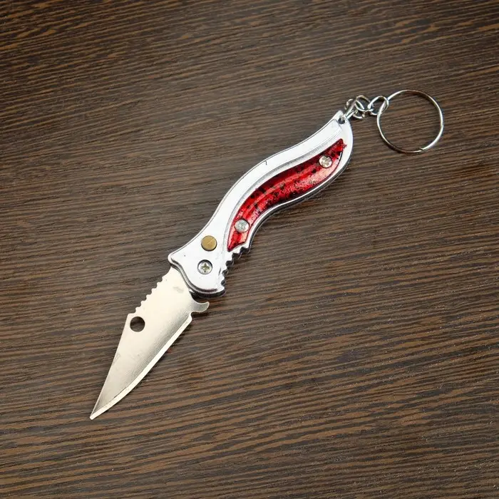 Нож перочинный складной "Тигровый-2", 10.7 см, длина лезвия 45 мм, цвет МИКС