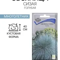 Семена цветов Овсяница "Сизая", Голубая, 0,1гр.