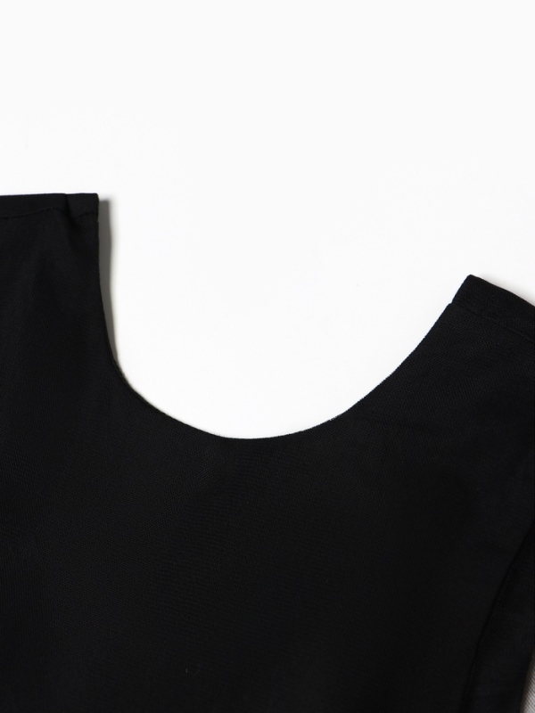 Платье нарядное детское MINAKU: PartyDress, чёрное, рост 134 см