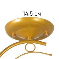 Люстра "Оливия" 2хЕ27 40т золото шампань 40х15х25 см BayerLux