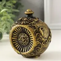 Шкатулка для украшений &laquo;Флоренция&raquo; 10&times;9 см, гипс, старое золото