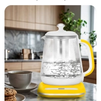 Чайник электрический стеклянный КТ-6755 - 1.7 л