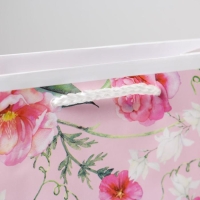 Пакет подарочный ламинированный, упаковка, &laquo;With Love&raquo;, MS 18 х 23 х 8 см