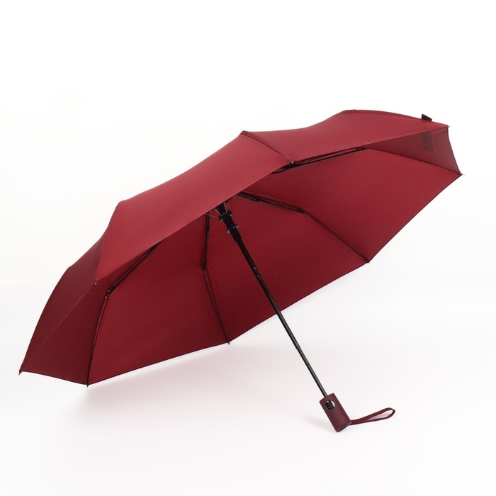 Зонт полуавтоматический &laquo;Розы&raquo;, с проявляющимся рисунком, эпонж, 3 сложения, 8 спиц, R = 48 см, цвет МИКС