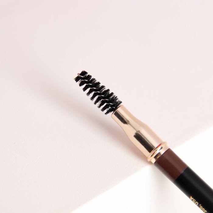 Карандаш для бровей Kiki, с щеточкой, тон 01 (светло-коричневый с рыжеватым оттенком)