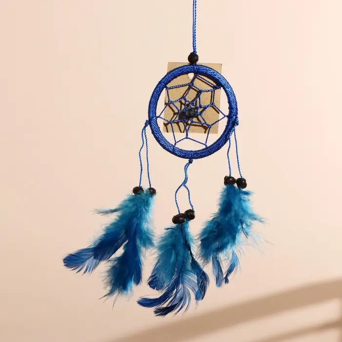 Ловец снов "Гармония" синий 6х0,5х20 см