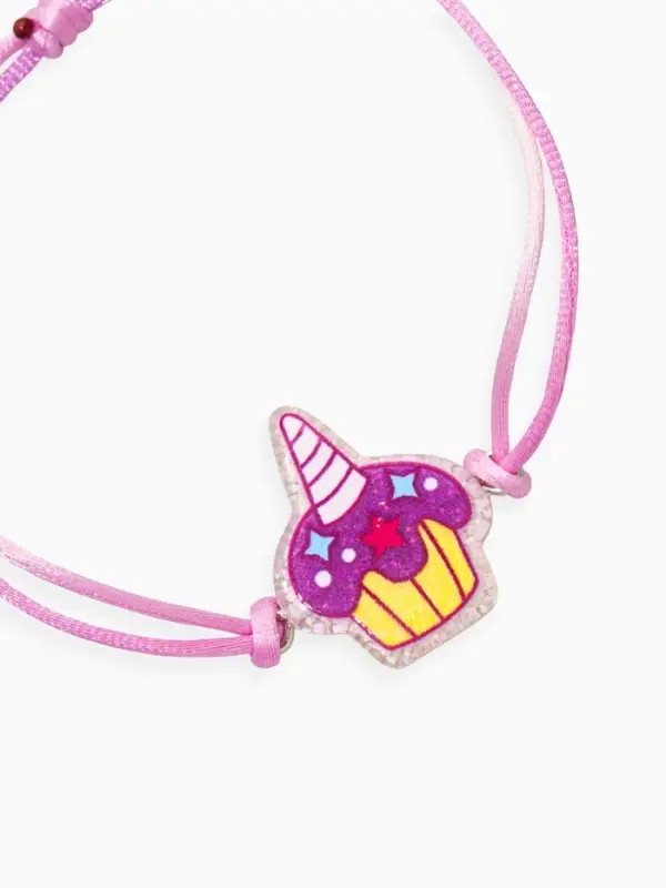 Браслет детский набор 3 шт. "Выбражулька" котик, единорог, силиконовый, разноцветный