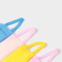 Мочалка для тела Доляна &laquo;Банная&raquo;, длинная, 13&times;42 см, МИКС