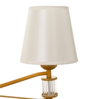 Люстра 1091/5GD 40Вт Е27 золото 60х60х38-78 см BayerLux