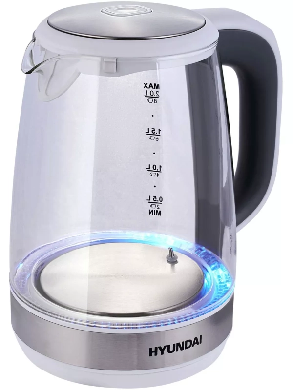 Чайник HYK-G8880 2л. 2200Вт серый серебристый
