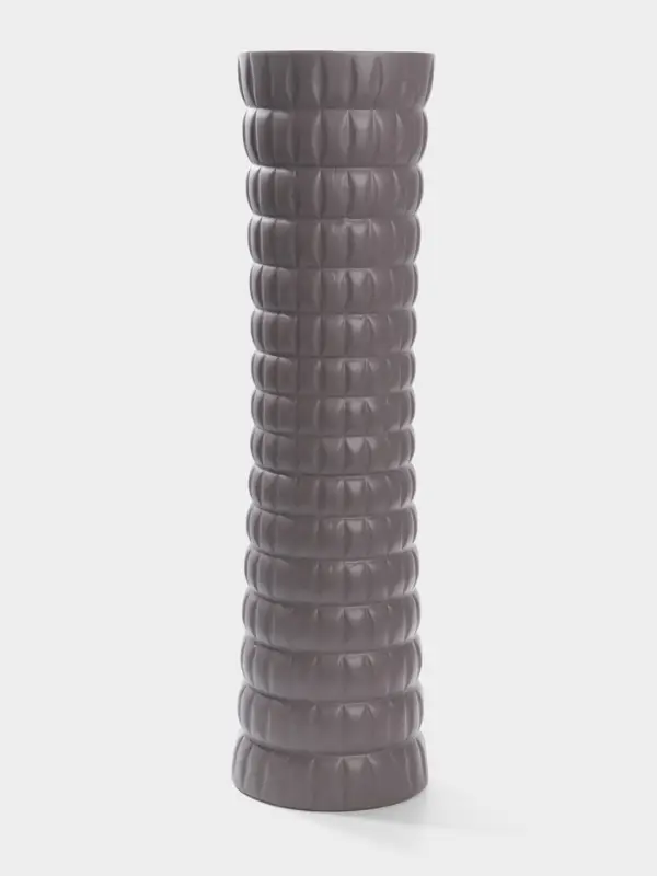 Ваза напольная керамика "Барто" 58х15 см, серый