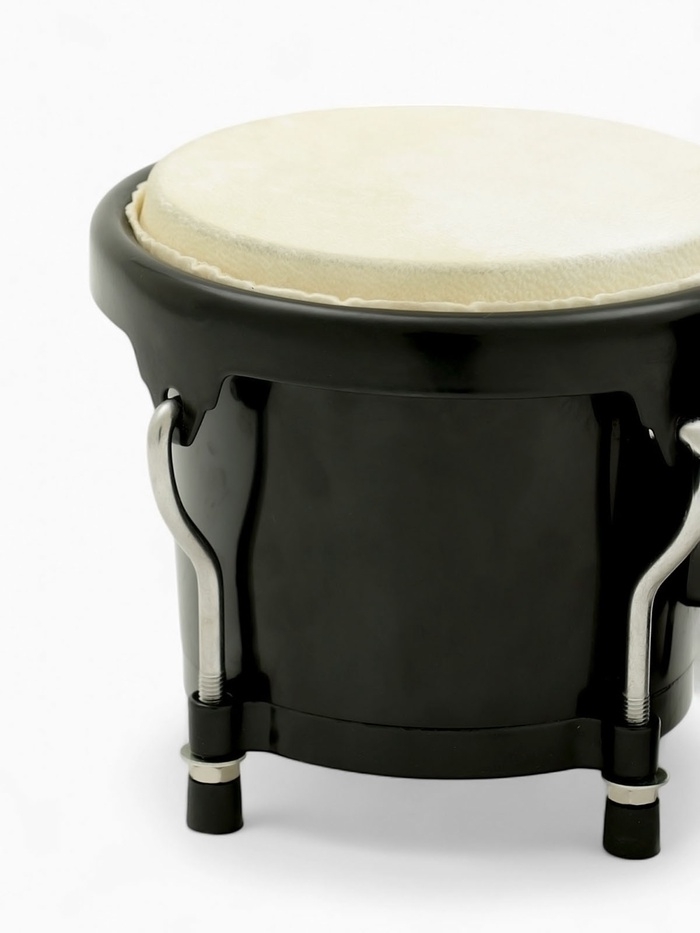 Барабан Бонго Music Life 4 х 5 дюймов, черный