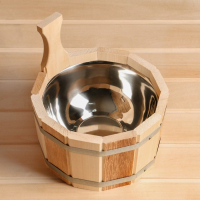 Шайка- ушат, бадья 3 л, с нержавеющей вставкой, ТЕРМО