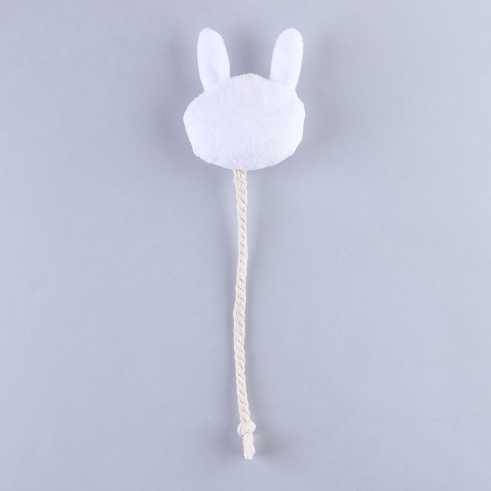 Игрушка для собак &laquo;Зайка&raquo;, с канатом