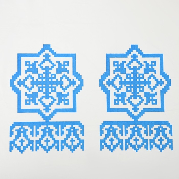 Скатерть без основы одноразовая &laquo;Русские узоры&raquo;, 110&times;220 см, МИКС