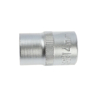 Головка торцевая шестигранная ТУНДРА, под квадрат 1/2", 14 мм, CrV