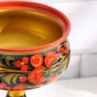 Ваза "Варенье", 20 х13 см, хохлома