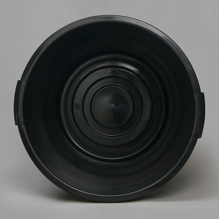 Бак хозяйственно-бытовой, 50 л, с крышкой, чёрный