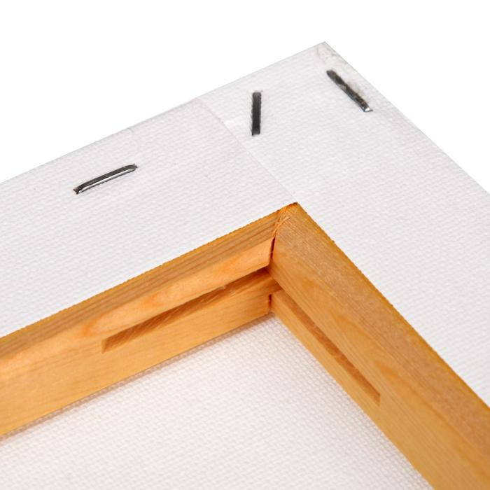 Холст на подрамнике, хлопок 100%, 40 х 40 х 1,8 см, акриловый грунт, мелкозернистый, 280 г/м2, "Студия"