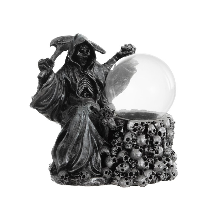 Плазменный шар "Скелет" серый 21х12,5х23 см RISALUX