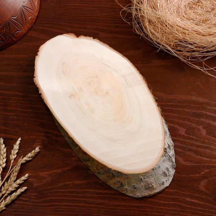 Спил осины, косой, 35х16 &plusmn;2см