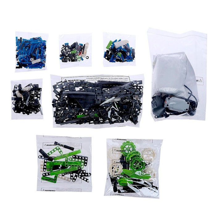 Конструктор радиоуправляемый &laquo;Вездеход&raquo;, 3 варианта сборки, 2 мотора, 353 детали