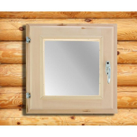 Окно, 40&times;40см, двойное стекло ЛИПА