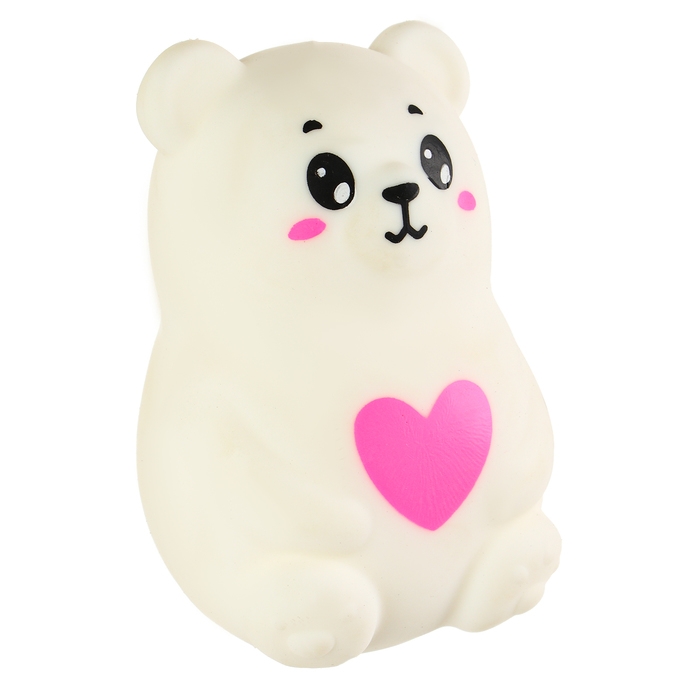 Антистресс сквиш мялка &laquo;Мишутка&raquo;,с пастой, в пакете