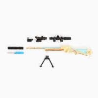 Сувенирное оружие мини снайперская винтовка "Gold Dragon", 26 см