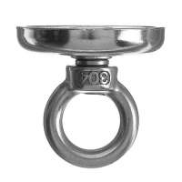 Магнит неодимовый Cartage с петлёй для авто, d 42 мм, сцепление 32 кг