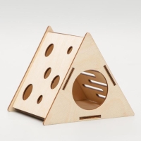 Домик для грызунов "Сыр", 12,5 х 11,5 х 11 см Домик для грызунов "Сыр", 12,5 х 11,5 х 11 см