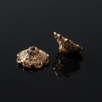 Шапочки для бусин (набор 10 шт.), 6&times;13,5 мм, цвет золото