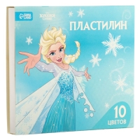 Пластилин 10 цветов 150 г &laquo;Эльза&raquo;, Холодное сердце