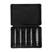 Набор двусторонних экстракторов ТУНДРА, 5 шт., HSS, левая резьба, диапазон М2-М12