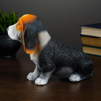 Копилка для денег &laquo;Щенок бассет хаунда&raquo;, гипс, 25&times;11&times;19 см