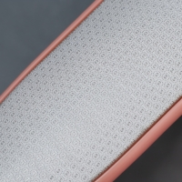 Пилка для ног, трапеция, лазерная, двусторонняя, 24,5 см, цвет розовый