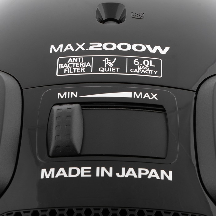 Пылесос PANASONIC MC-CJ913K, мешок, 2000 Вт, 6 л, шнур 5 м, чёрный Пылесос PANASONIC MC-CJ913K, мешок, 2000 Вт, 6 л, шнур 5 м, чёрный