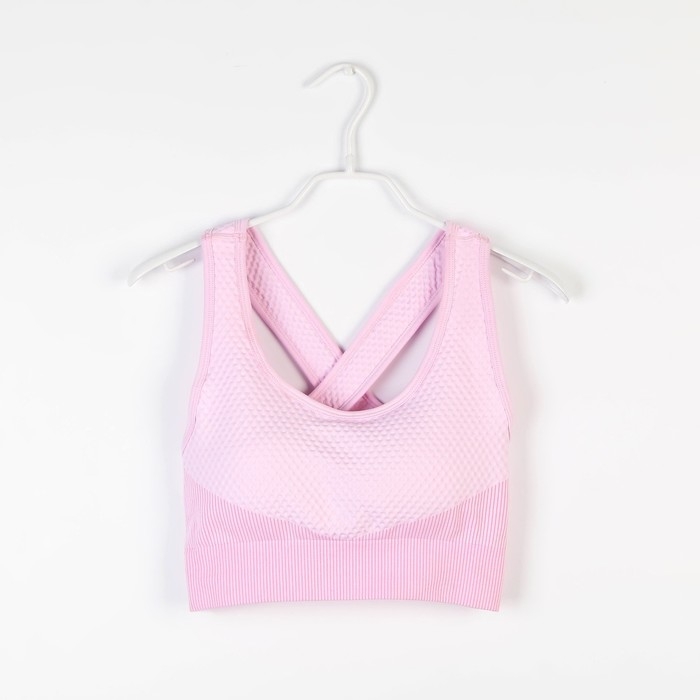 Топ женский спортивный ананас, цвет розовый, SL Russian Brand, р-р XL Топ женский спортивный ананас, цвет розовый, SL Russian Brand, р-р XL