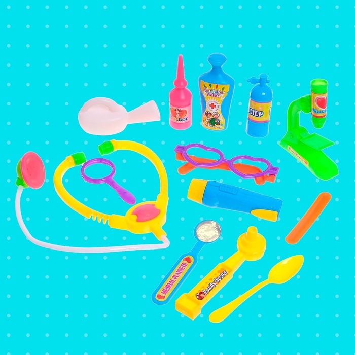 Набор доктора &laquo;Маленькая медсестра-4&raquo;, 13 предметов, цвет МИКС