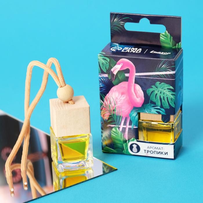 Ароматизатор подвесной в бутылочке, размер XXL &laquo;Тропики&raquo;