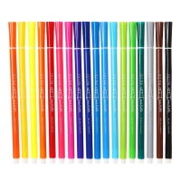 Фломастеры 18цв BrunoVisconti KAWAII ANIMALS, пласт, круг, в пласт тубе