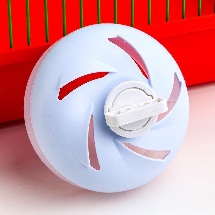 Колесо для грызунов тихое, 11 см, синее