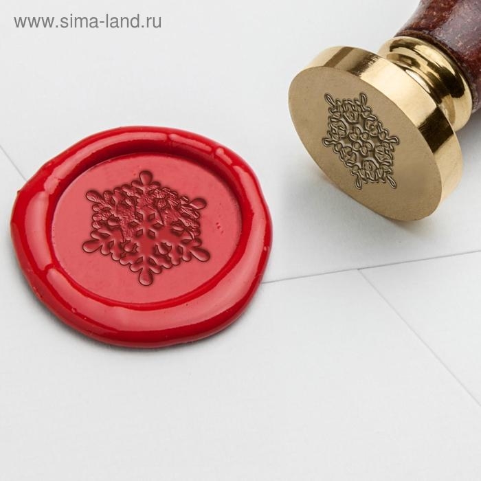 Сургучная печать &laquo;Снежинка&raquo;, 10 х 16 см