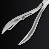 Кусачки маникюрные для кутикулы &laquo;Premium satin&raquo;, эргономичные, 10,1 см, длина лезвия - 7 мм, цвет серебристый